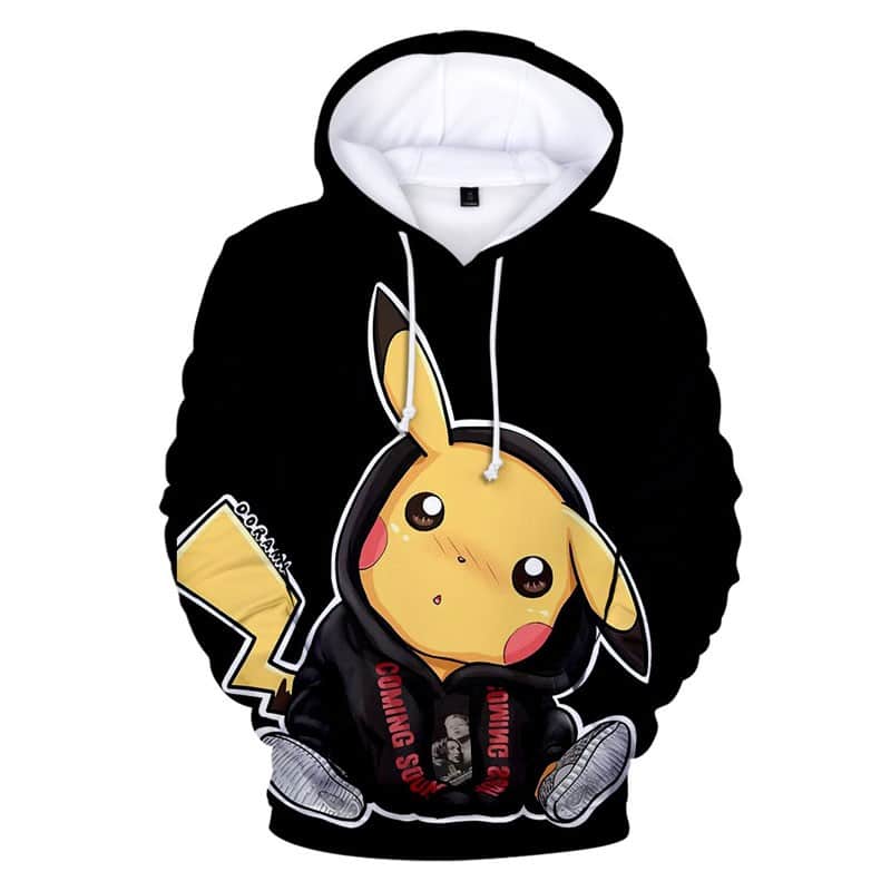Felpa Pikachu con Cappuccio Felpa Pikachu con Cappuccio