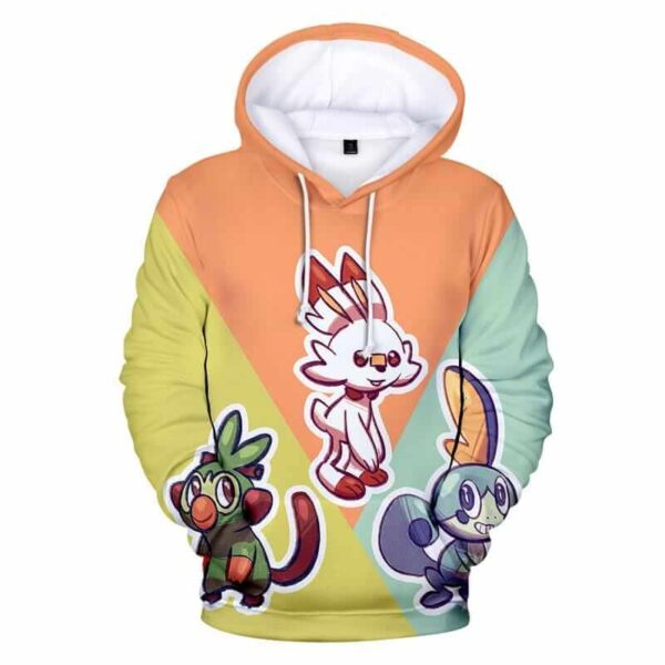 Felpa Scorbunny Sobble Grookey