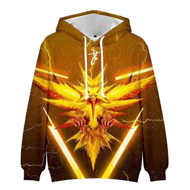 Felpa Zapdos Giallo Felpa Zapdos Giallo