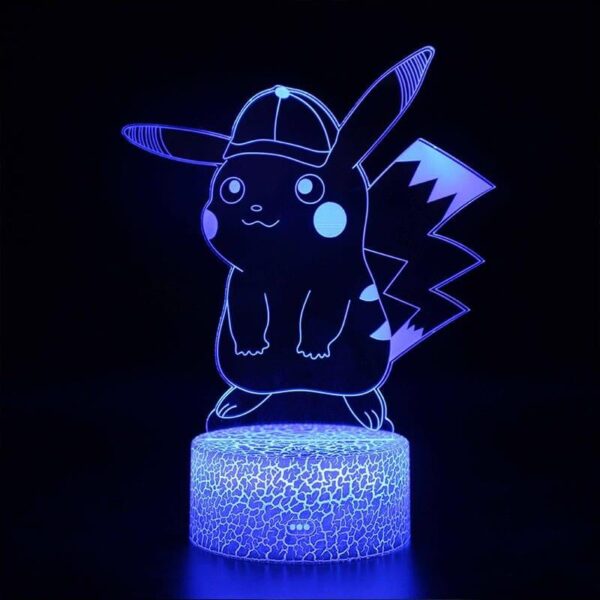 Lampada 3D di Pikachu