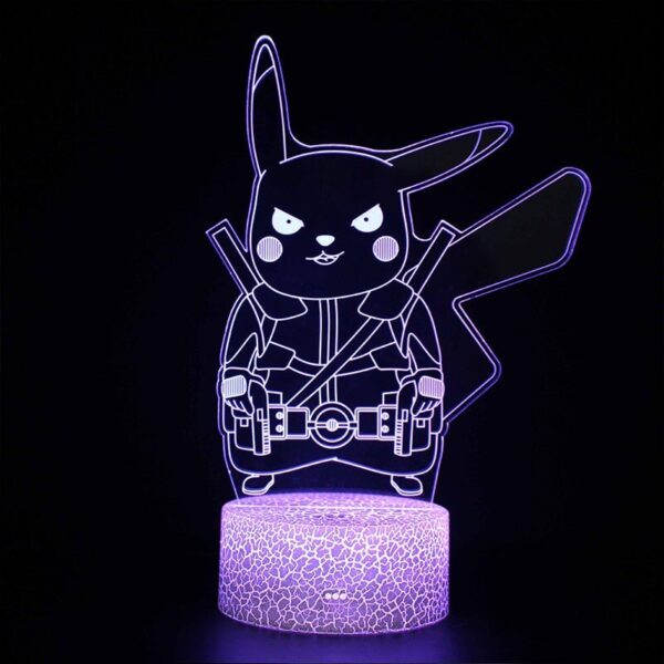 Lampada Pikachu Deadpool