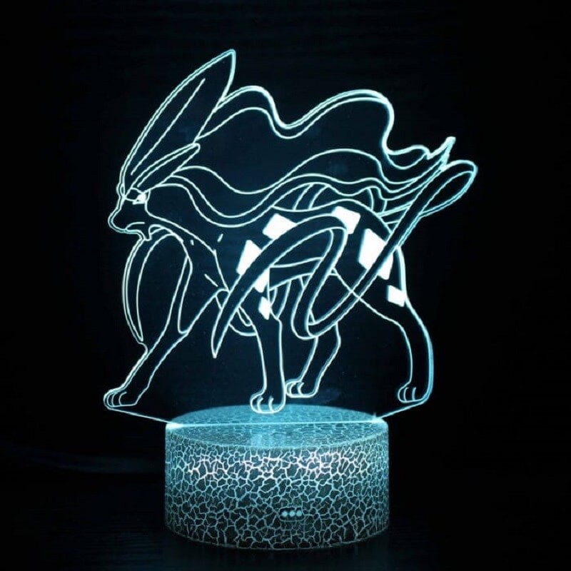 Lampada Suicune 3D Lampada Suicune 3D