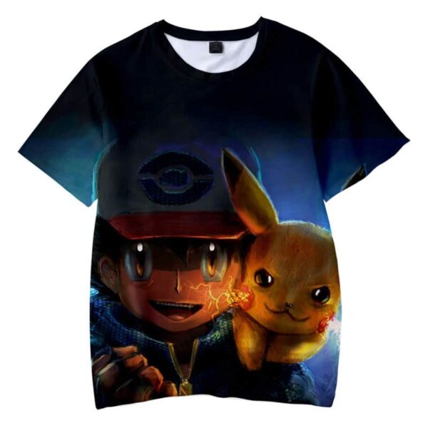 Maglietta Ash e Pikachu
