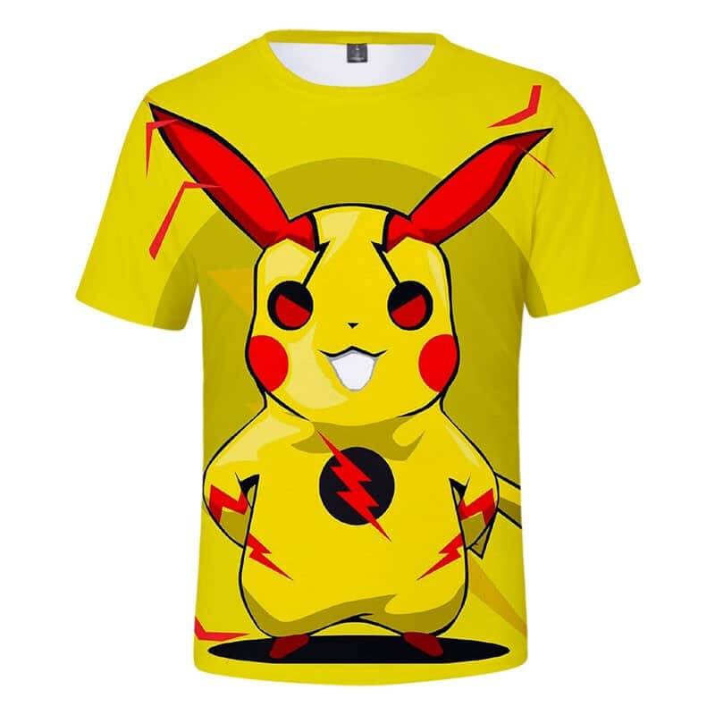 Maglietta Pikachu Flash Maglietta Pikachu Flash