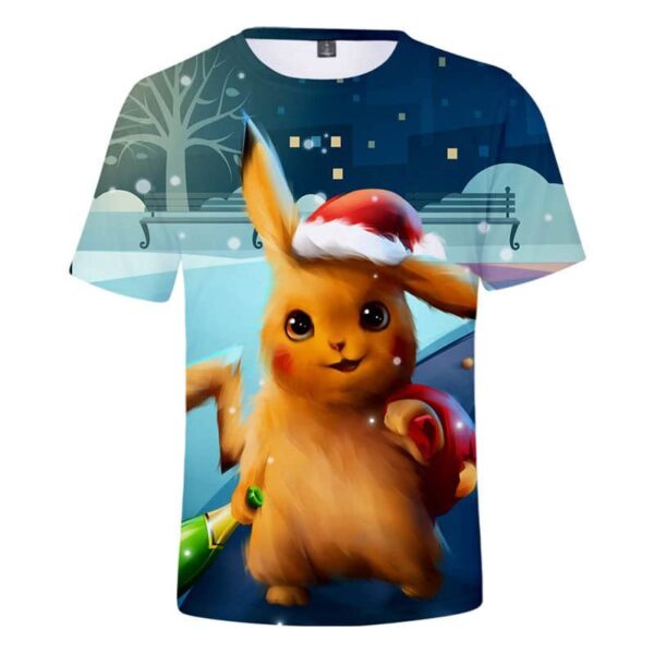 Maglietta Pikachu Natale