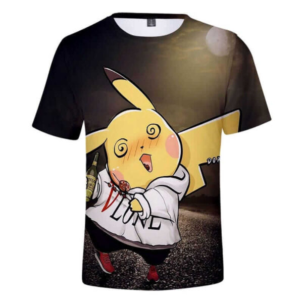 Maglietta Pikachu Ubriaco