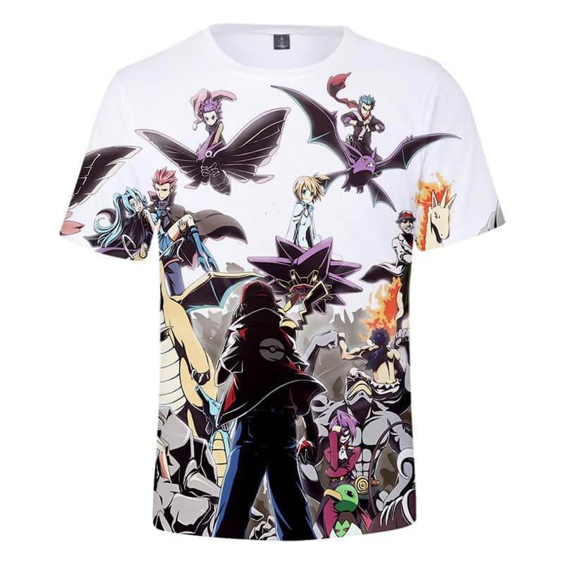 Maglietta Pokémon Rosso Maglietta Pokémon Rosso