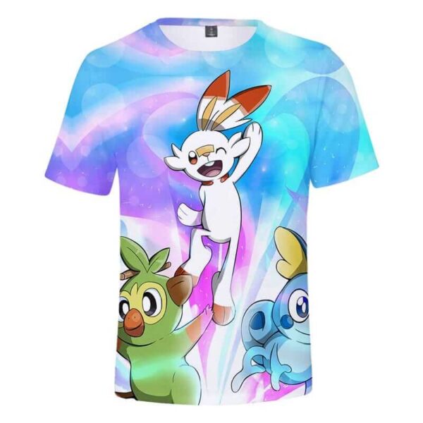 Maglietta Pokémon Starters Sword Shield