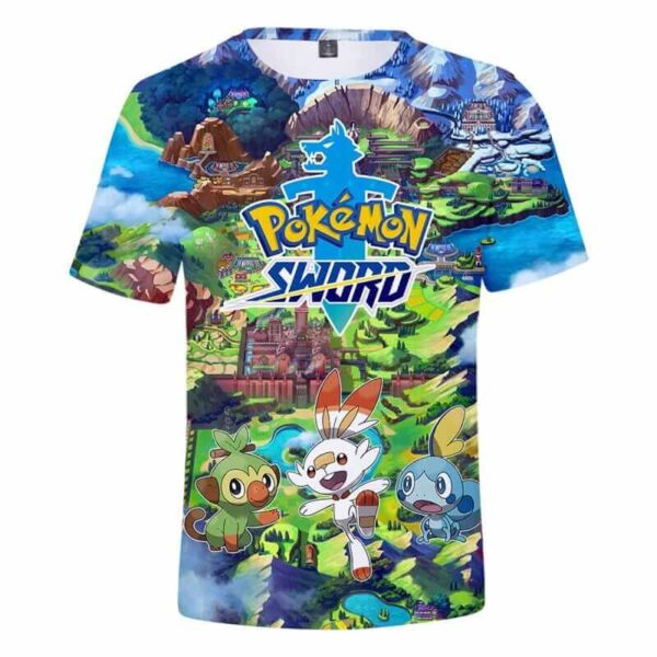 Maglietta Pokémon Sword Starters