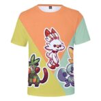 Maglietta Sobble Scorbunny Grookey