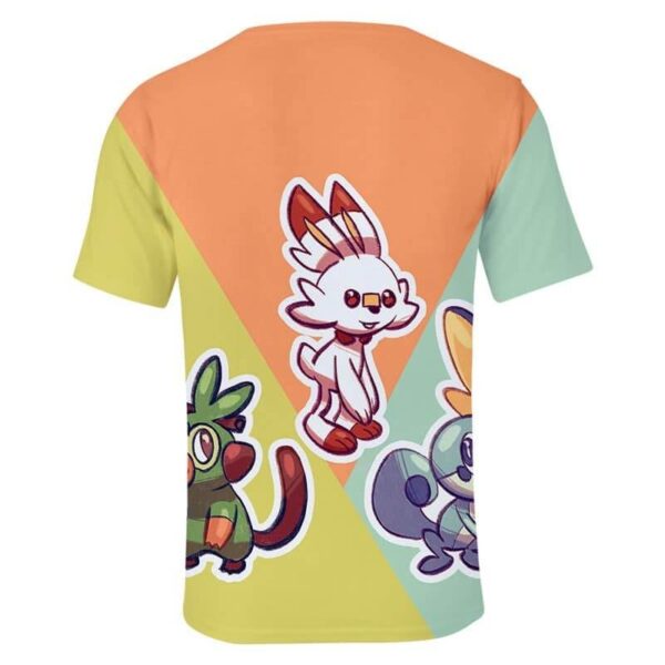 Maglietta Sobble Scorbunny Grookey
