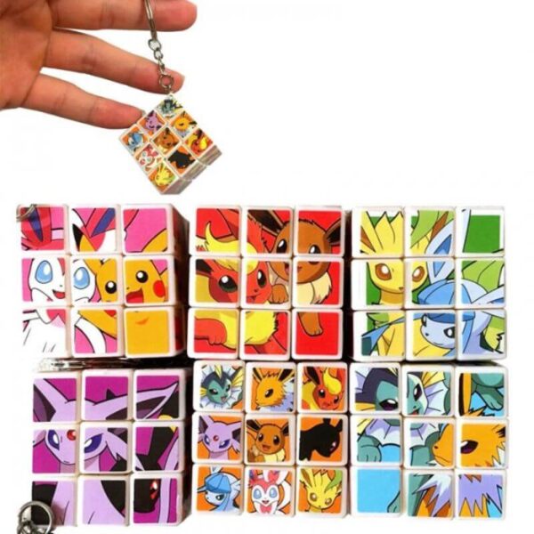 Portachiavi Eevee Cubo di Rubik