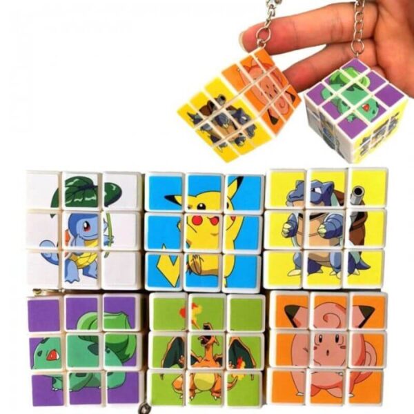 Portachiavi Pokémon Cubo di Rubik