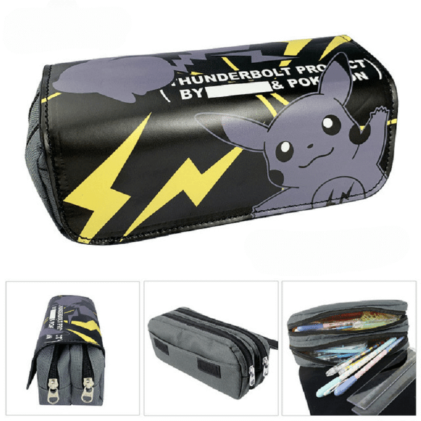 Astuccio Pikachu Nero