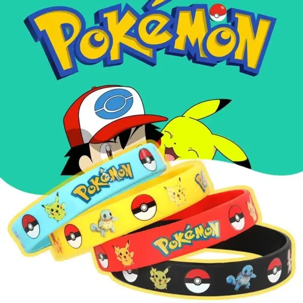 Bracciale in silicone Pokémon