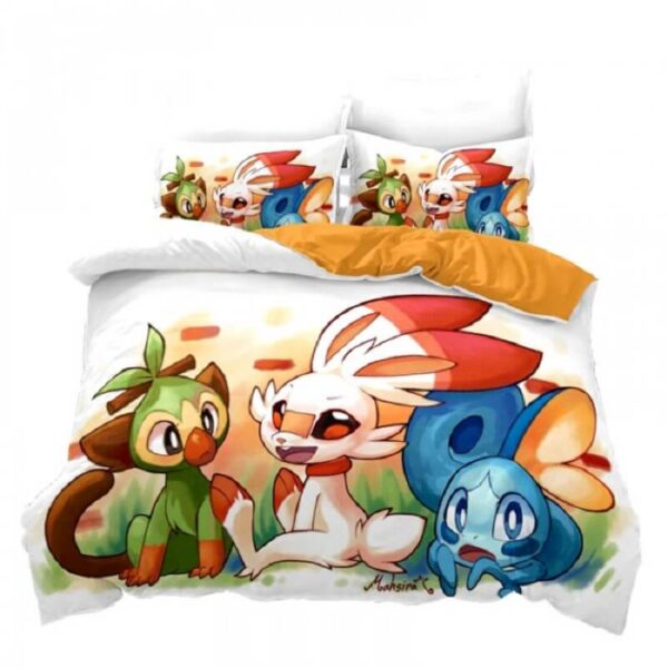 Copripiumino Grookey Scorbunny Sobble