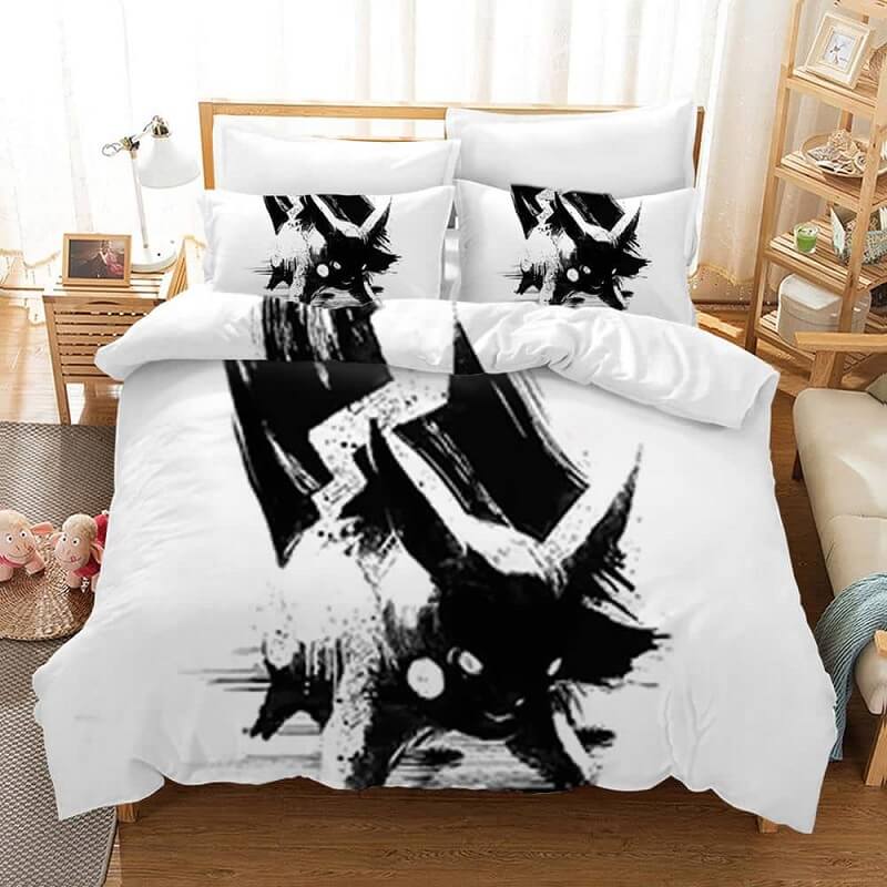 Copripiumino Pikachu bianco e nero Copripiumino Pikachu bianco e nero