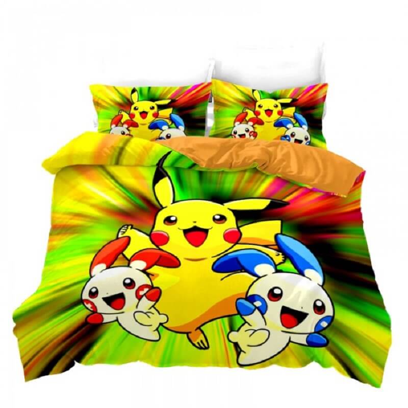 Copripiumino Pikachu Plusle Minun Copripiumino Pikachu Plusle Minun